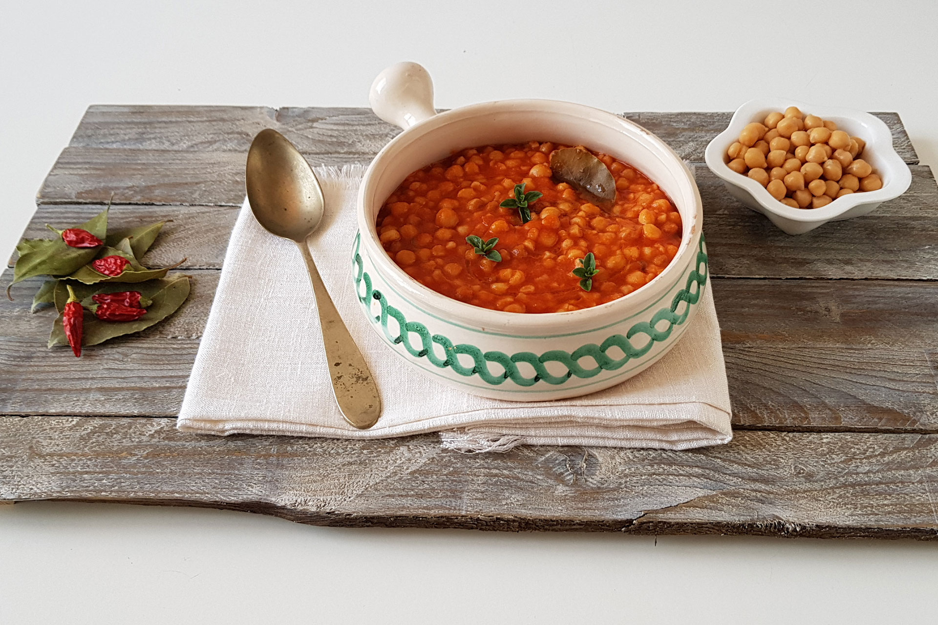 Fregola risottata con pomodoro e ceci